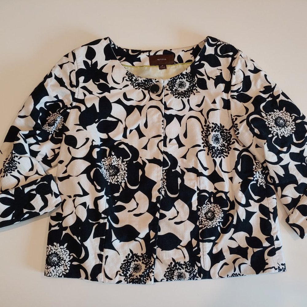 Merona | Cropped One Button Fully Lined Jacket | M